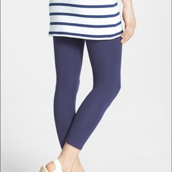 YUMMIE TUMMIE, NAVY BLUE LEGGINGS, NWT, SZXL - Picture 2 of 6